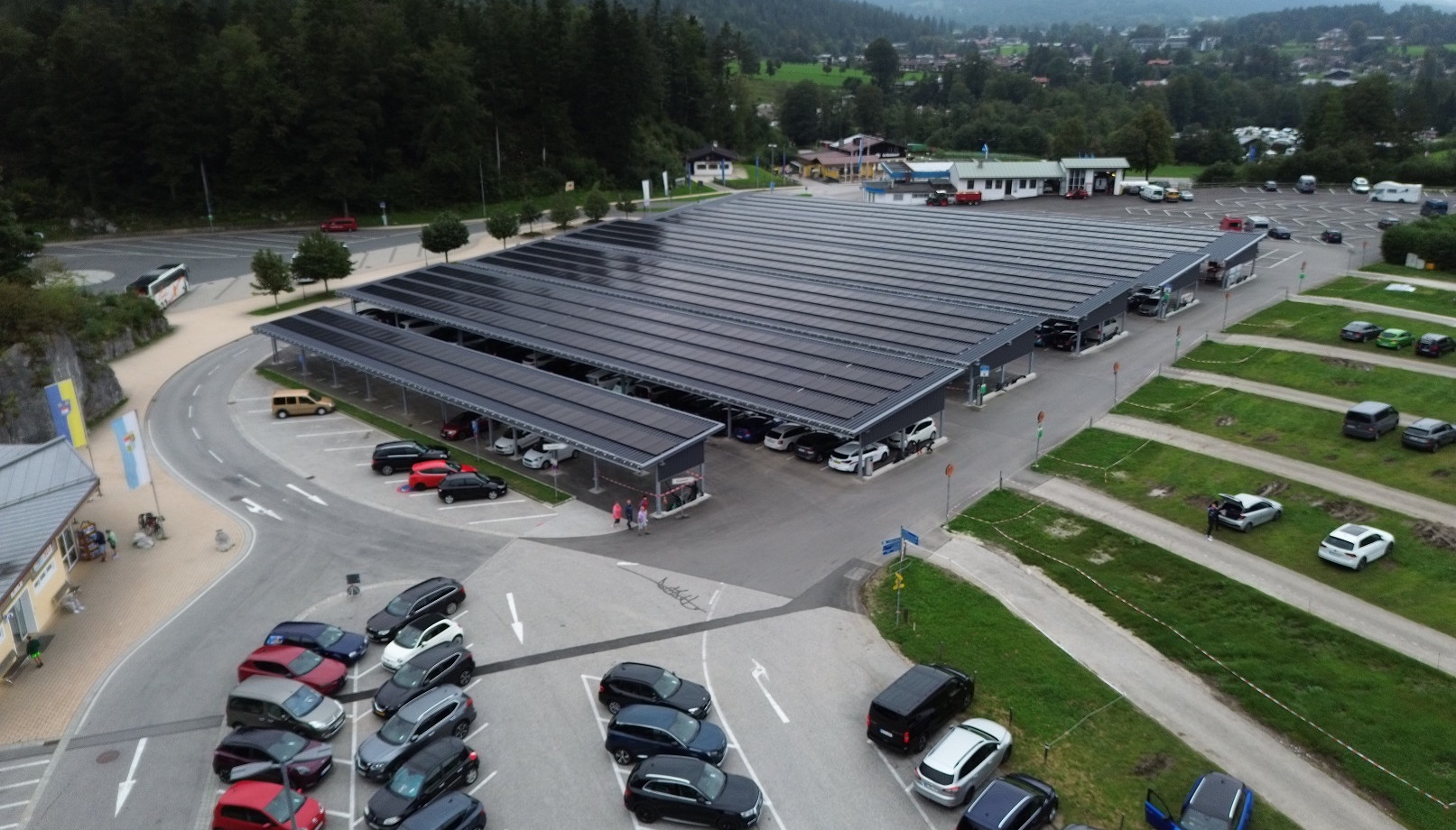 Ein Wasserkraftwerk der Ammer-Loisach Energie.