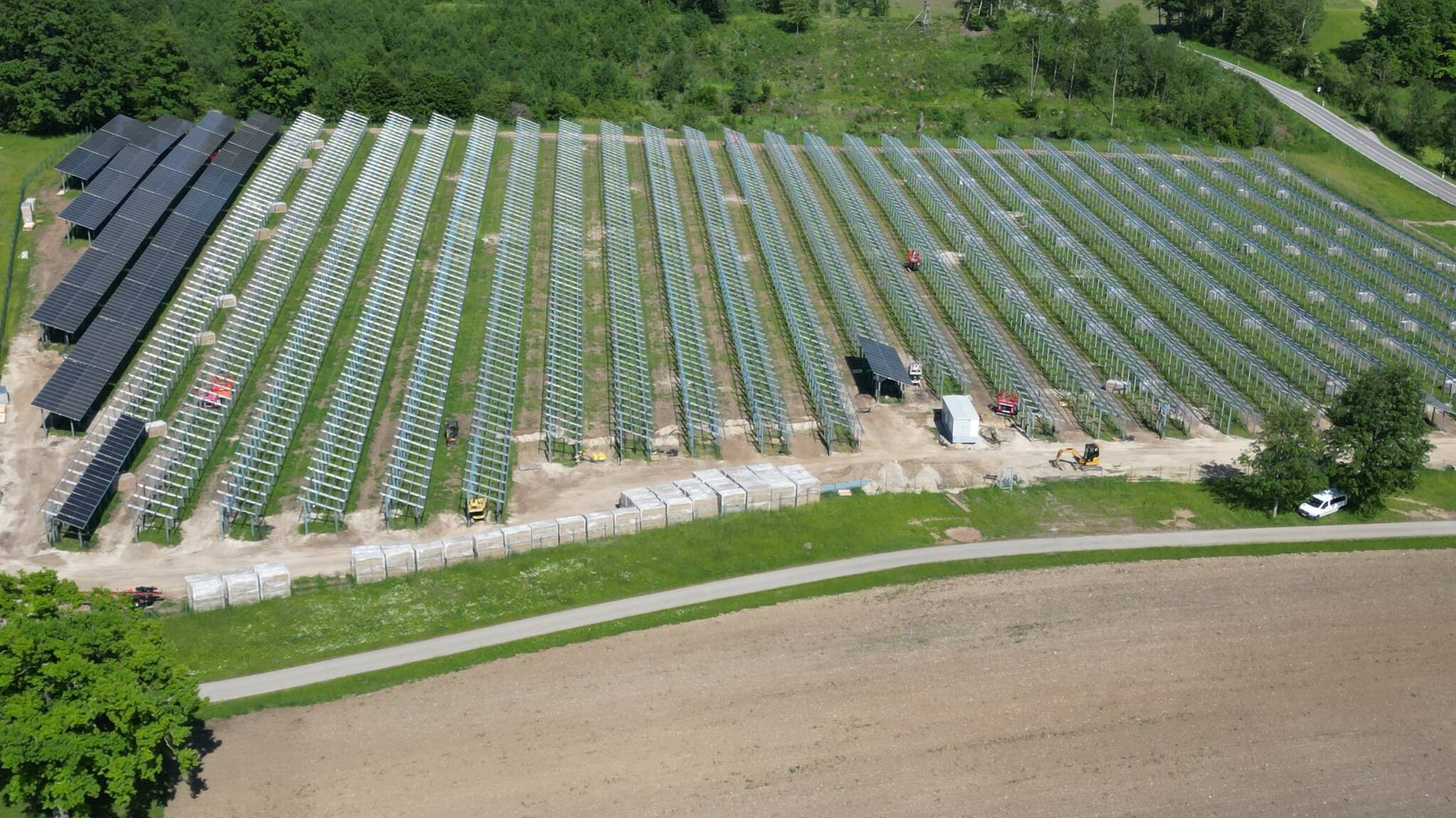 Solarpark Ergolding - Plattenfeld