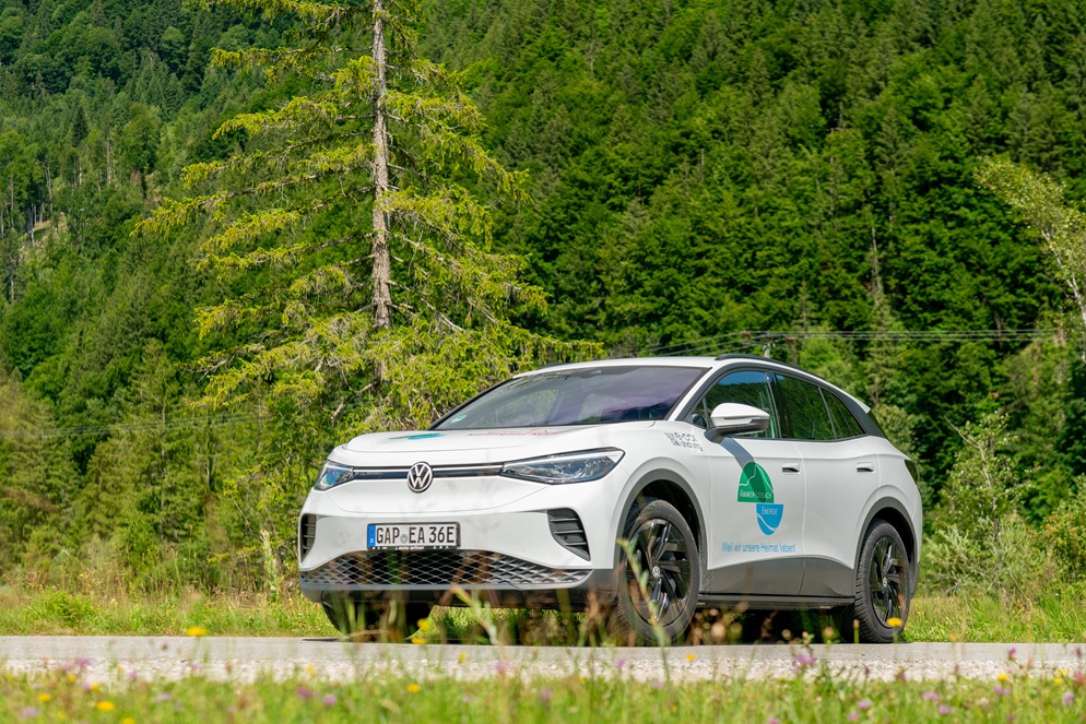 e-ALOIS, das E-Carsharing Fahrzeug für die Ammer-Loisach Region.