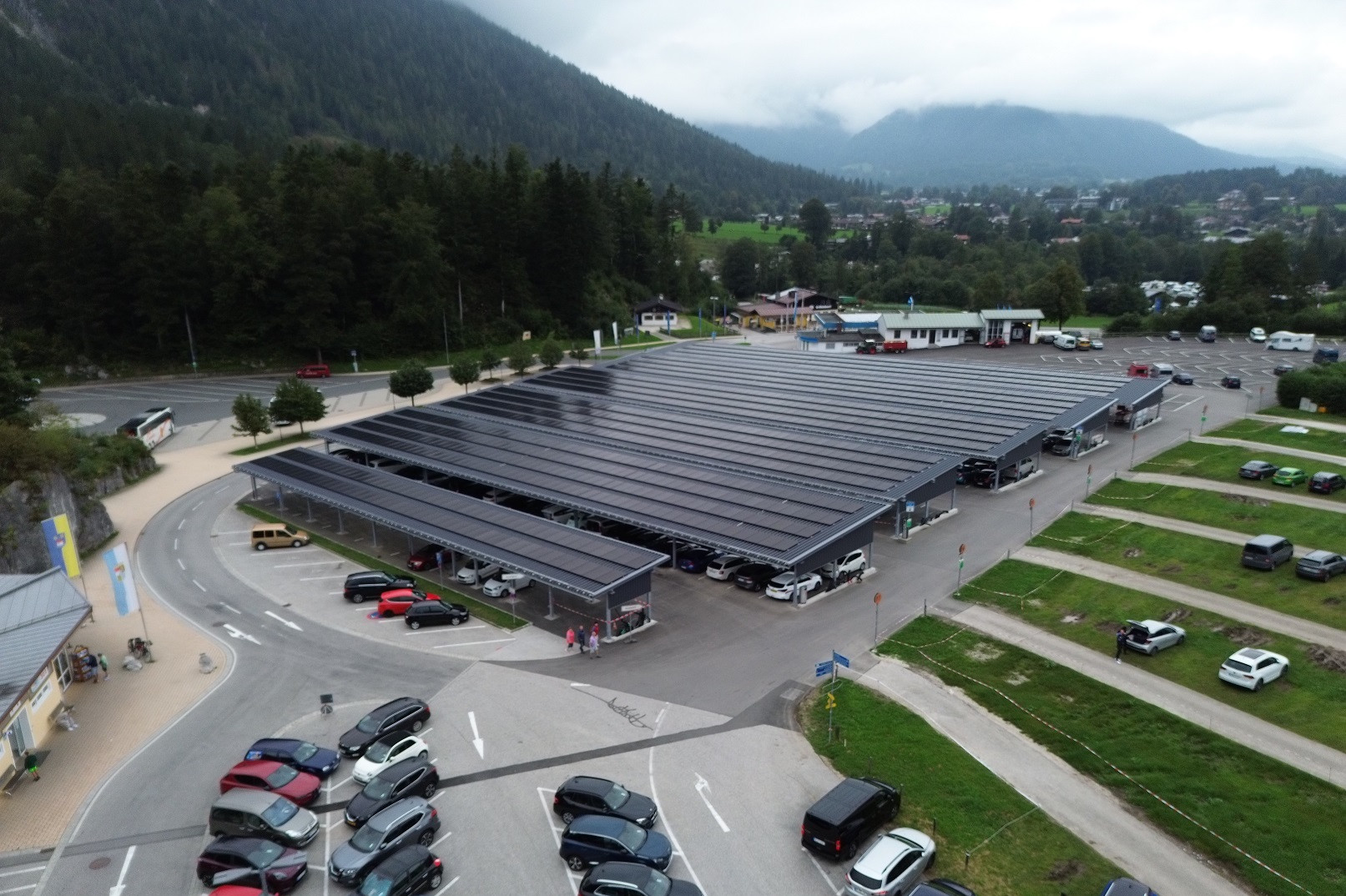 Ein Wasserkraftwerk der Ammer-Loisach Energie.