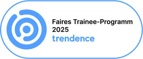 Siegel von Trendence für ein faires Trainee Programm 2025.