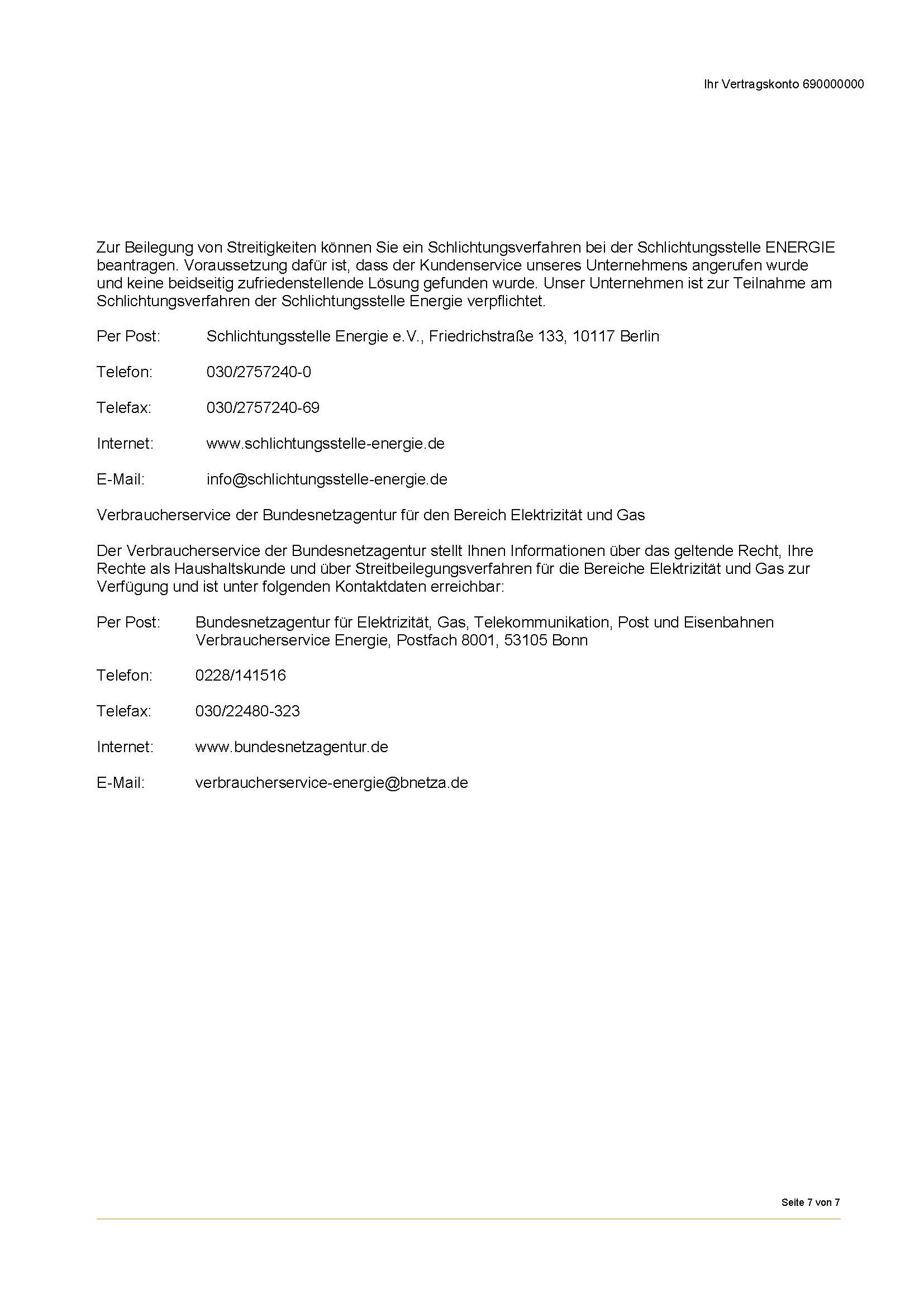 Rechnungserläuterung zu Seite sieben der Jahresabrechnung Ökostrom.